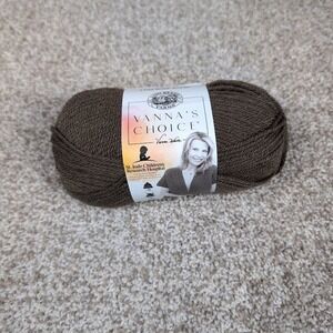 Lion Brand Vanna's Choice Taupe Acrylic Yarn 3.5oz 170yd Medium Weight 4